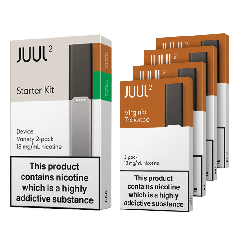 Juul Pods- Menthol and Virginia Tobacco- 2pcs/pack  Sticky Fingers