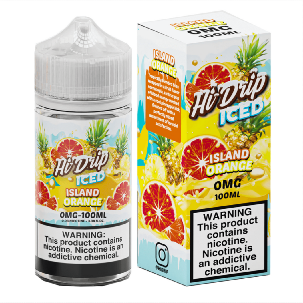 Hi Drip  Iced Island Orange 100ml