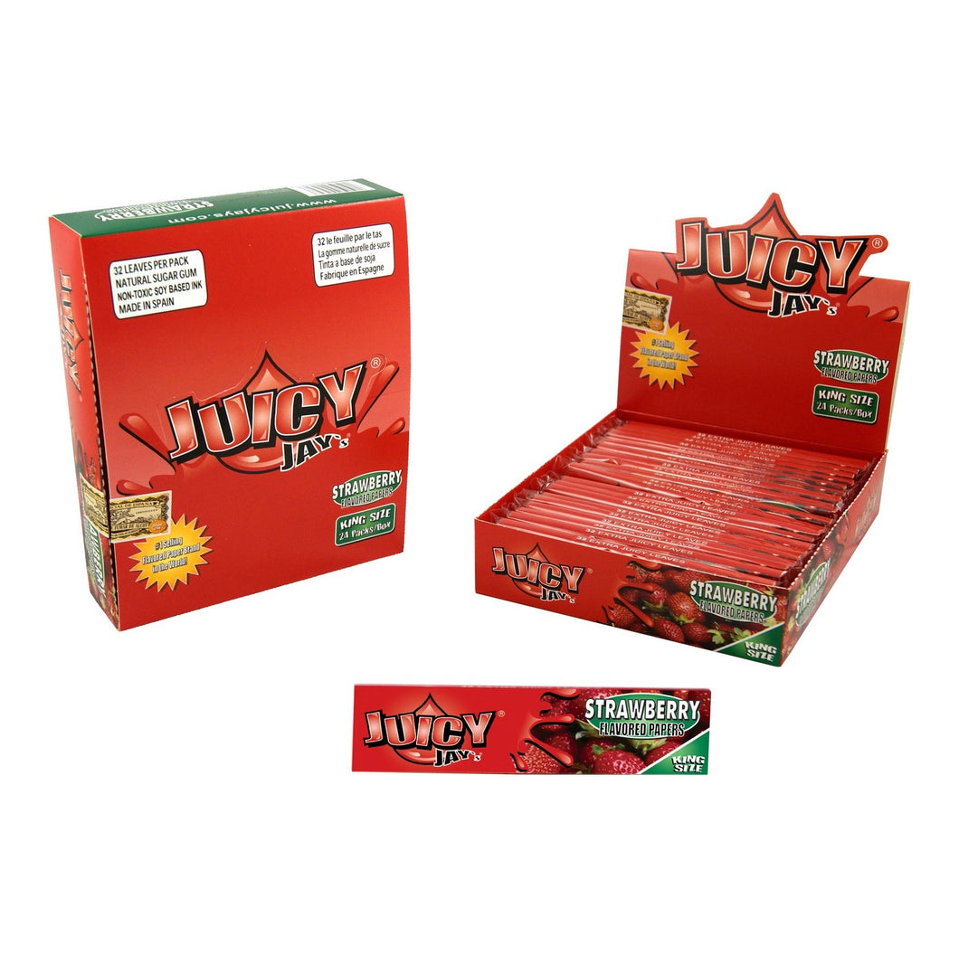 Juicy jay - 1-1/4 Strawberry - Small Rolling Papers