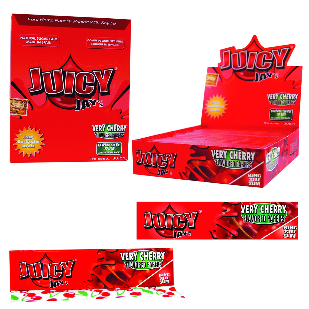 Juicy Jay - King size Very Cherry - Rolling Papers