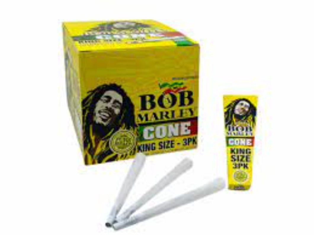 BOB MARLEY - PREROLLED CONES KING SIZE - Pack of 3
